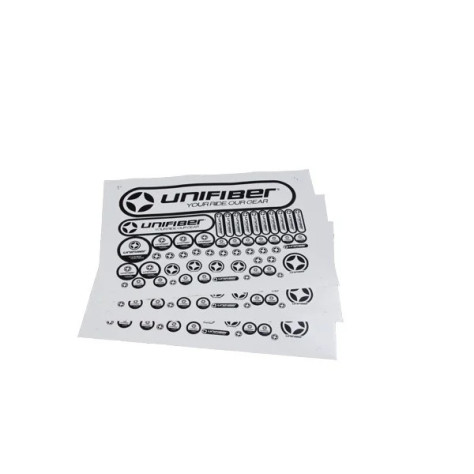 Unifiber Sticker Sheet 2017 White