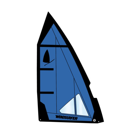Windsurfer Sail 5,7 by Exocet Blue Black Windsurfer Sail 5,7 by Exocet Blue Black