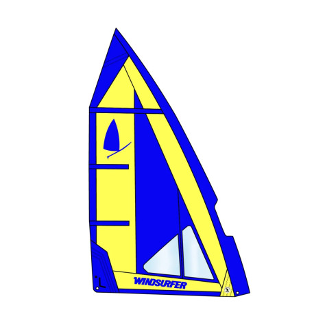 Windsurfer Sail 5,7 by Exocet Blue Yellow Windsurfer Sail 5,7 by Exocet Blue Yellow