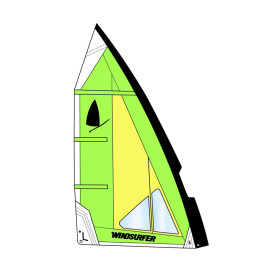 Windsurfer Sail 5,7 by Exocet Green Yellow