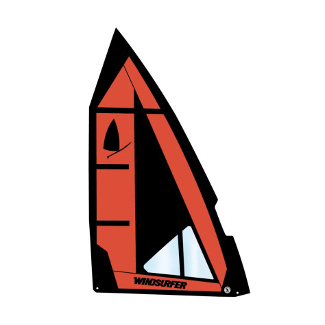 Windsurfer Sail 5,7 by Exocet Red Black Windsurfer Sail 5,7 by Exocet Red Black