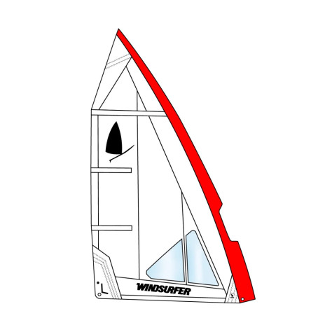Windsurfer Sail 5,7 by Exocet White Windsurfer Sail 5,7 by Exocet White
