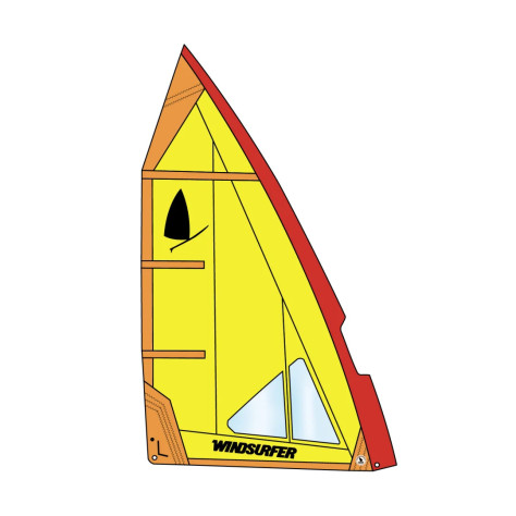 Windsurfer Sail 5,7 by Exocet Yellow Windsurfer Sail 5,7 by Exocet Yellow