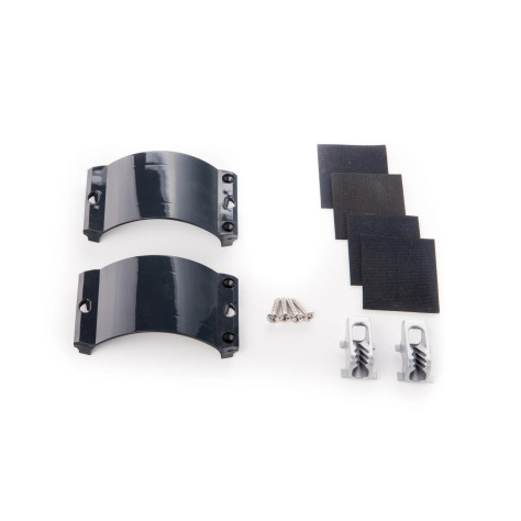 2x Clamcleat CL244/S7 Graphite Grey Strap, 2 Screws,1x Rubber 2x Clamcleat CL244/S7 Graphite Grey Strap, 2 Screws,1x Rubber