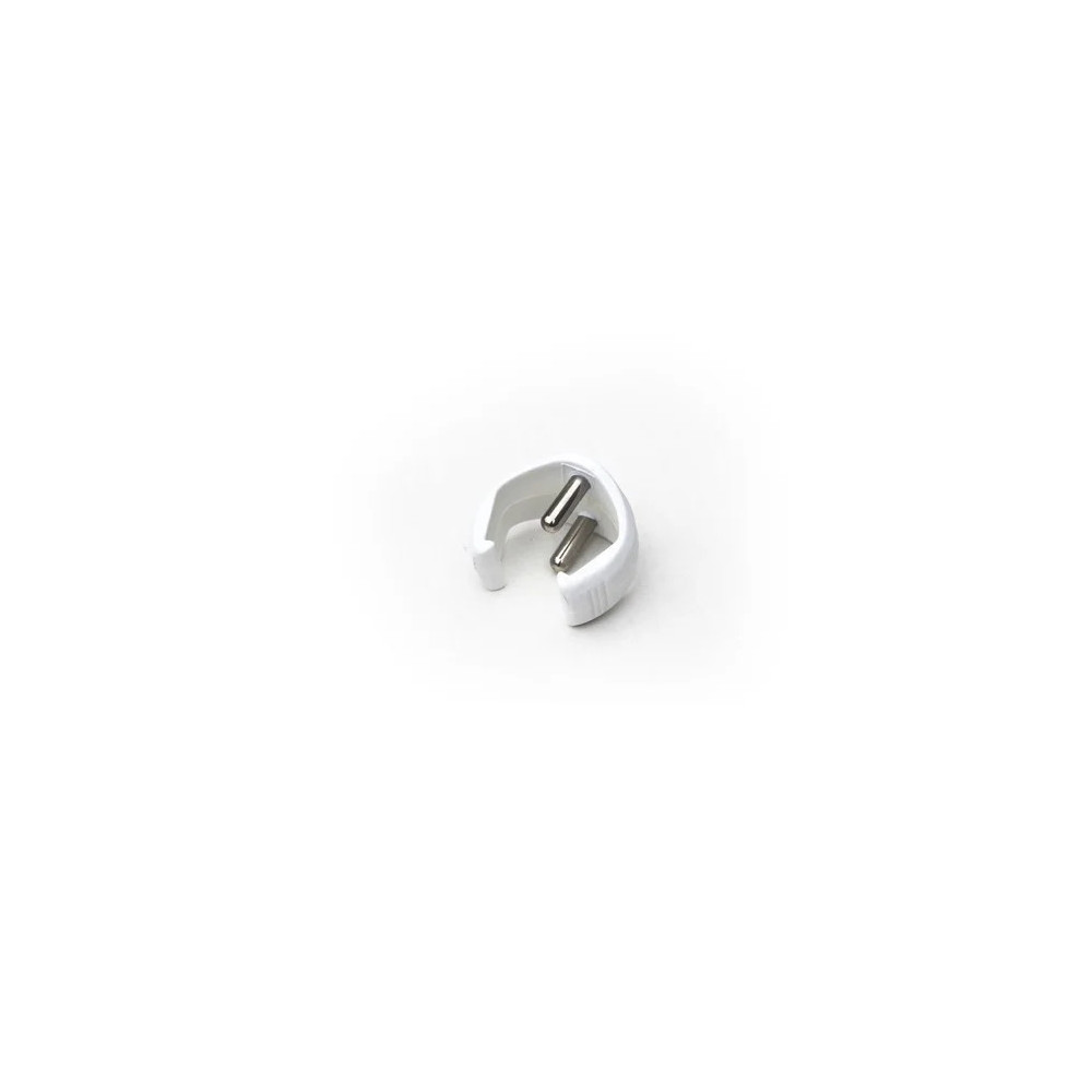 Double Pin Lock (Hard Plastic) - White